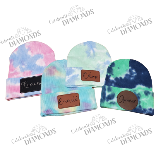 Tie Dye Beanie Personalized